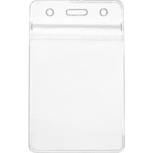 10pcs Soft PVC Transparent Work Card Protector Cover Holder Cover Plastic Card Photocard Holder Work T4L8