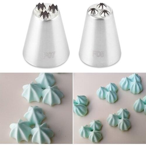 1/3pcs Stainless Steel Piping Icing Nozzle Cupcake Head Practical Grass Ice Cream Cake Decoration Tips Set Party Pastry Tools