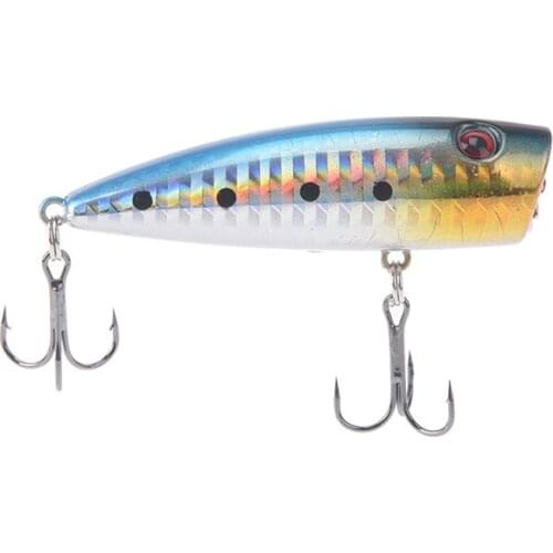 1Pc 6.5cm 10g good fishing lure hard baits artificial popper crankbait wobblers bait 2