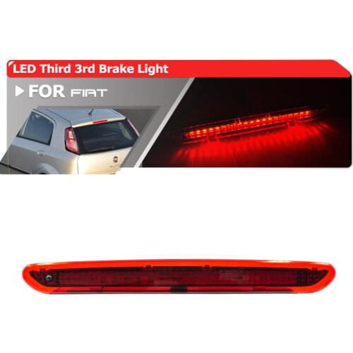 1x Led High Mount Third 3rd Brake Light For Fiat / Abarth Grande Punto Punto Evo OEM: 2122000407 51974522 51722247