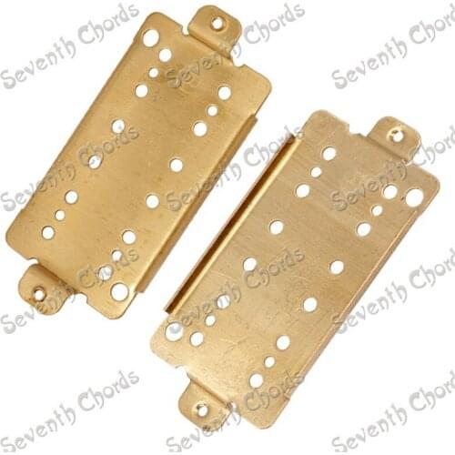 2Pcs Brass Electric Guitar Humbucker Baseplate Guitar Double Coil Pickup Baseplate for Guitar accessories parts