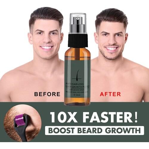 40g Ginseng + Ginger Beard Growth Stimulating Oil for Facial Hair GrowWild Growth Hair Spray for Hair Loss Treatments PR Sale