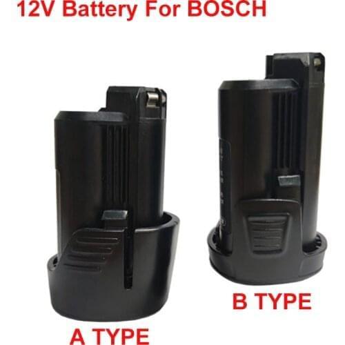10.8V 12V 1500mAh 2000mAh 2500mAh Battery for BOSCH Electric drill Battery cordless Electric screwdriver polisher Batteria