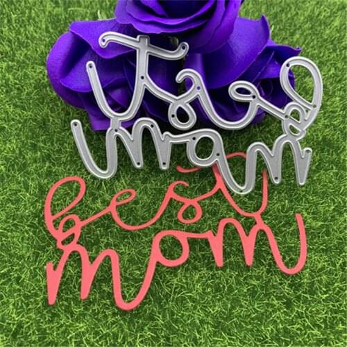 English alphabet momDIY album scrapbook greeting card decoration metal cutting mold