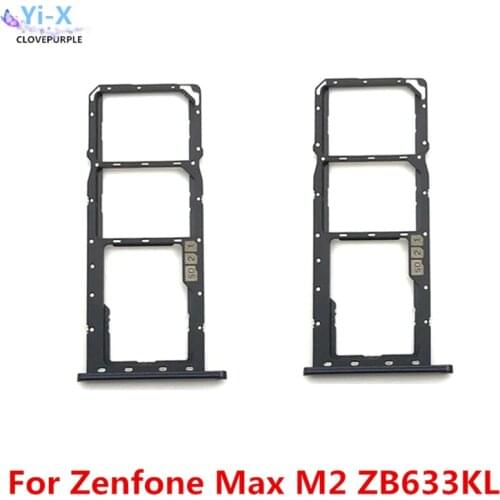 10pcs/lot Micro SIM Card Tray Slot Holder SIM Slot For Asus ZenFone Max M2 ZB633KL