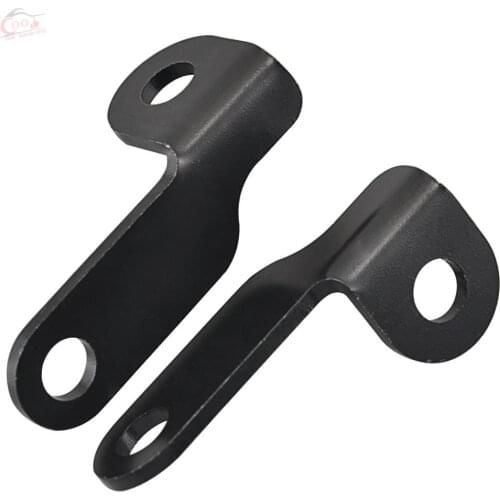 Motorcycle Black Turn Signal Light Holder Relocation Bracket Front Rear Fork Clamp For Harley Sportster XL 1200 883