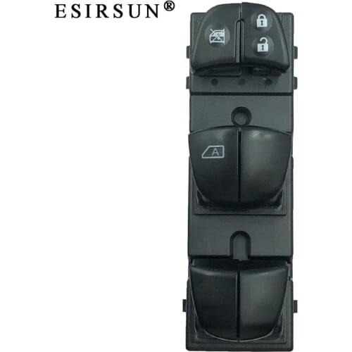 ESIRSUN Electric Power Left Front Window Glass Master Switch Fit For Nissan Tiida LHD 2011 2012 2013 2014, 25401-3DF0B