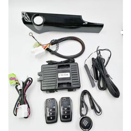 For Toyota Prado 2010-2017 Car Engine Push Button To Start Stop Remote Key Start Stop Keyless Entry with Panel Plug and Play