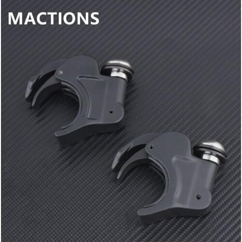1 Pair 39mm Motorcycle Windscreen Clamps Moto Front Windshield Bracket mounting case for Harley Dyna Sportster Custom
