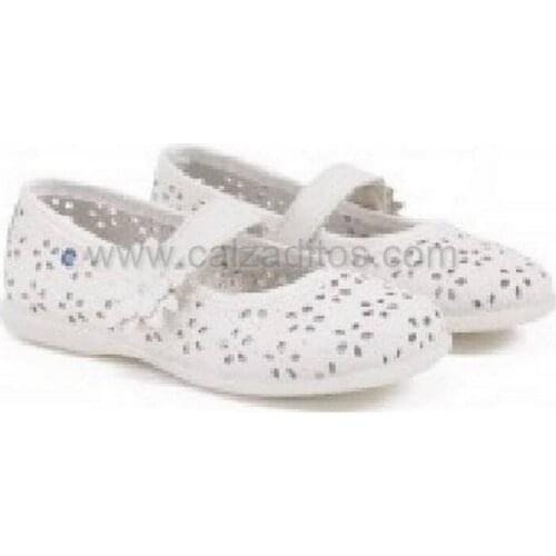 Mary Janes washable in white fur, Conguitos