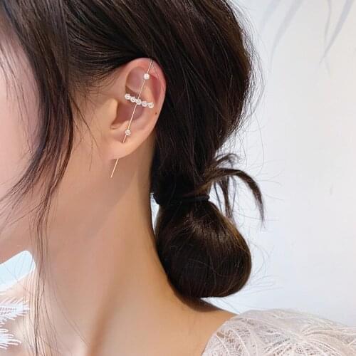 2020 New Womens Earrings Puncture Surround Cross Drop Earrings for Women Bijoux Korean boucle Girls Gifts Jewelry Wholesale