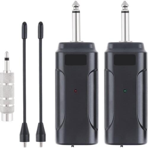 Professional Portable Electric Guitars Bass Wireless Audio Transmitter Receiver System Support 50M Effective Transmission Range