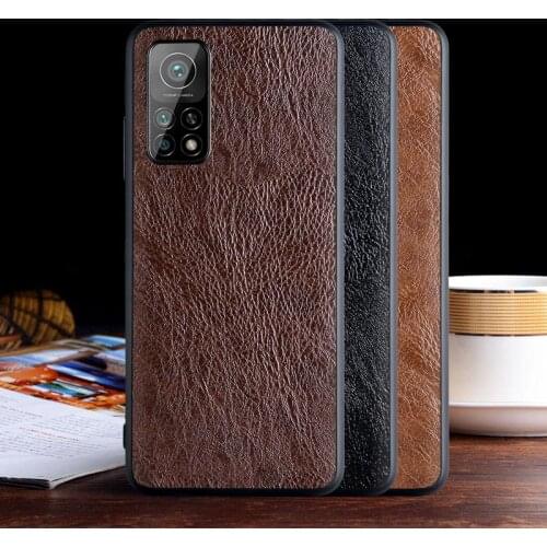 Luxurious leather case for Xiaomi Mi 10T Pro 10T Lite case with Business design ,with TPU+PC 2in1 material
