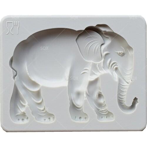 Animal Series Elephant Cooking Fondant Cake Baking Molds,Moule Silicone,Cake Decorating Tools Pastry Tools MR62