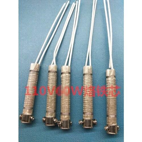 5pcs 110V Welder Electric Soldering Iron Wired Heat Element Core Replacement 30W 40W 60W or 30W shift to 60W 80W 100W 150W