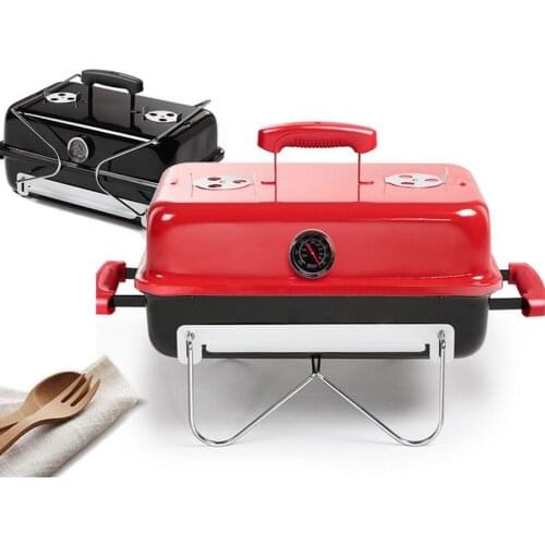 Charcoal barbecue oven outdoor household folding portable barbecue grill BBQ