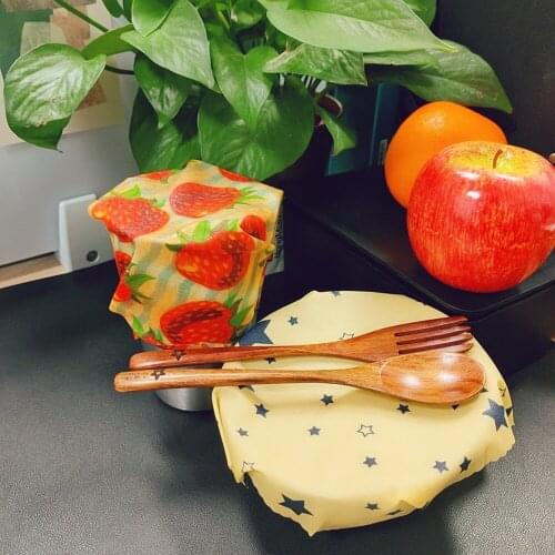 Beeswax food packaging paper is environmentally friendly degradable and reusable Excellent sealing effect non-sticky