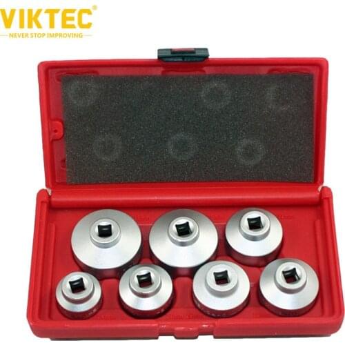 Viktec Oil Filter Cap Wrench 7-Piece Socket Set Tool Kit