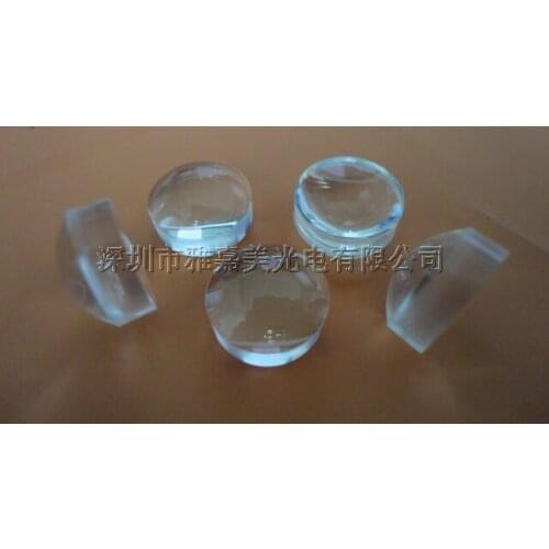 1W 3W 5W LED Focusable optical lens diameter 14.5mm Double Convex lens, Plastic Led lens
