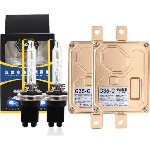35W Canbus HID Xenon Kit AC 35W Canbus HID Ballast 35W 4500K 5500K 6500K H1 H7 H11 HB3 D2H HeartRay Fast Bright Canbus HID Kit