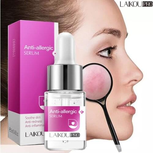 LAIKOU Pro Anti-Allergic Face Serum Hyaluronic Acid Hydrating Moisturizing Anti-Redness Brightening Smoothing Facial Skin Care