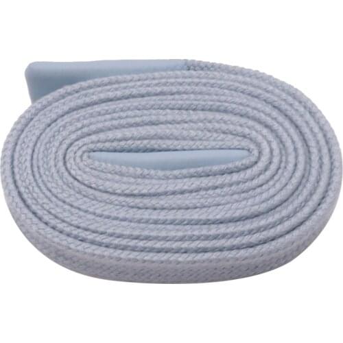 Coolstring Full Coverage Epoxy Laces Grey Light Blue 11MM Wide Flat Lacets Hoodie Drawropes 2021 Youth Pajamas Cordones