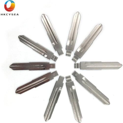 HKCYSEA 10 pcs/lot Metal Blank Uncut Flip KD Remote Key Blade Type #05 for Suzuki for Chevrolet Key Replacement