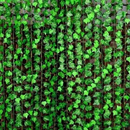 2.5M Artificial Ivy Leaf 0775 Garland Plants Vine Fake Foliage Home Decor Plastic Artificial Flower Rattan Evergreen Cirrus