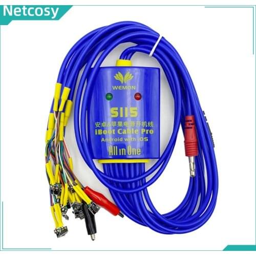 Android Boot Cable & IP Power Cable 2 in 1 Professional Test Cable Repair For iphone 6/7/8/X/XR/XS/XS Max/11/11Pro/11 Pro Max