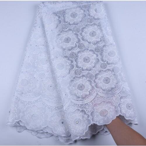Best Selling African Nigerian Swiss Cotton Voile Lace Fabric High Quality Swiss Voile Lace In Switzerland For Wedding DressF1140