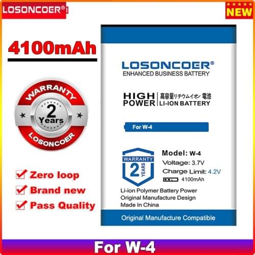 LOSONCOER 0 Cycle 100% New 4100mAh W-4 Battery For Netgear Aircard 803S Sierra 1202395 Netgear W-4 Batteries 1202395