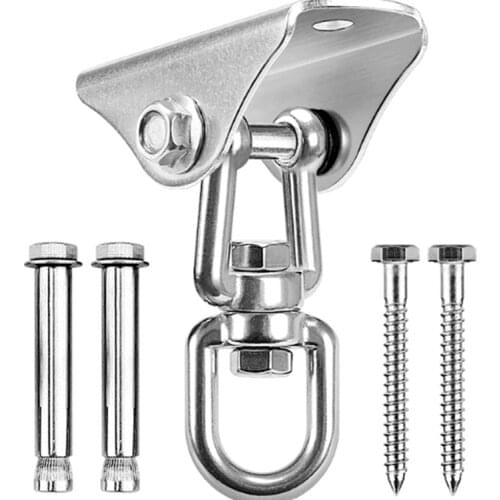 New Swing Swing Fixed Plate Heavy Swing Hanger Set Yoga Hammock Swing Hanging Chair Hook Concrete Ceiling Wood