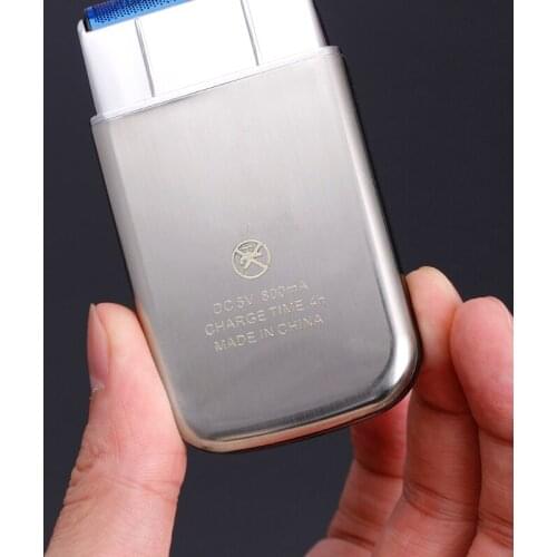 Mini USB Rechargeable Reciprocating Blade Electric Razor Shaver KM-5088 for Men