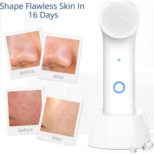 Portable Facial Cleansing Brush Electric Pore Deep Cleansing Face Acne And Blackheads Removal Vibration Massage Device