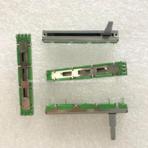 5pcs 60mm Straight Slide Potentiometer B10K For PIONEER DJM 400 500 600 Mixer Volume Putter / Dual Channel Fader 20MMD