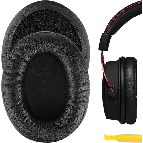 QuickFit Protein Leather Ear Pads for HyperX Cloud Alpha Gaming Headset Replacement Earpads/Ear Cushion/Ear Cups, Headset