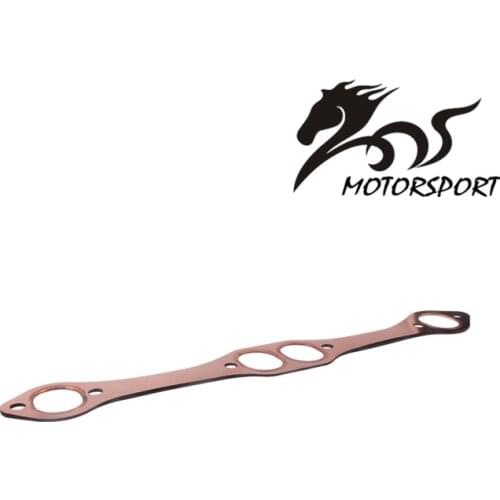 High quality Oval Port Copper Header Exhaust Gaskets for Chevy SB 327 305 350 383 Reusable