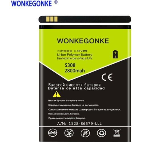 WONKEGONKE For Cubot S308 Battery Batterie Bateria Batterij