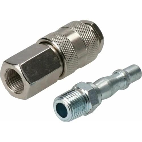 Male PCL To Female EURO Air Fitting Convertor Adapter Airline Hose Quick Release