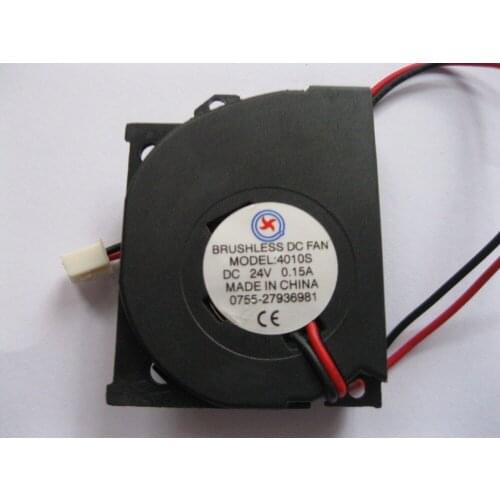 10 pcs Brushless DC Cooling Blower Fan 4010S 24V 50x40x10mm 2 Wire