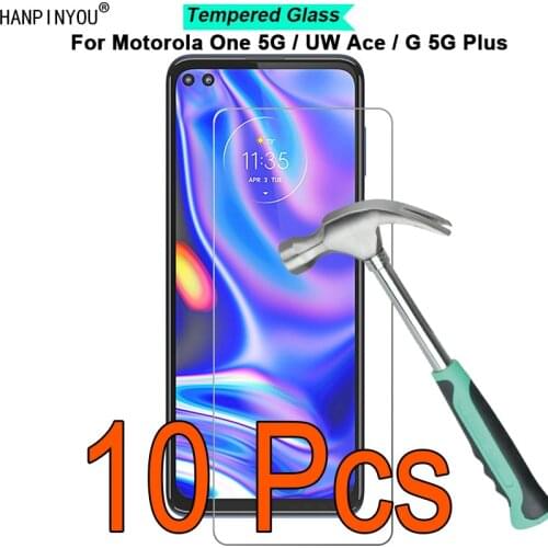 10 Pcs/Lot For Motorola One 5G 6.7" 9H Hardness 2.5D Ultra-thin Toughened Tempered Glass Film Screen Protector Guard