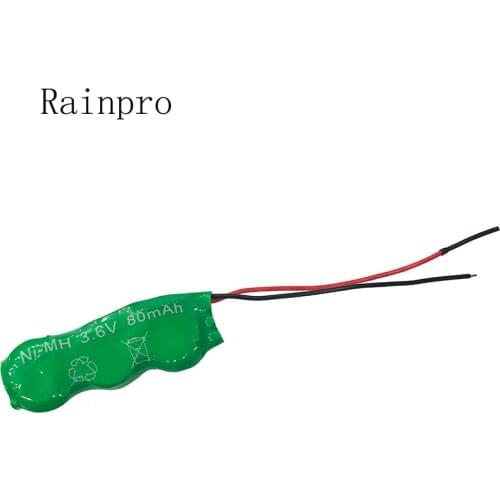 2PCS/LOT 3.6V 80MAH 60MAH NI-MH Button type full series combination welding Ni MH battery pack 3.6V 60mah