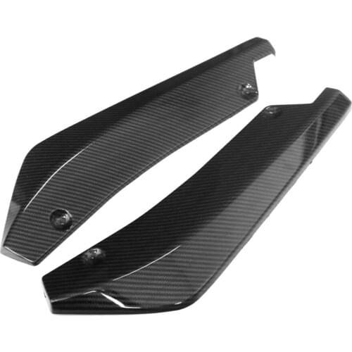 2pcs New Car Truck SUV Rear Bumper Spoilers Lip Kit Splitters Protectors