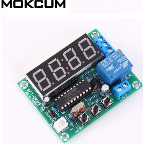 4Bit 0.5in DC 3.5V-5V LED Electronic Clock Module 24 Hours Timer 51 Single-Chip Microcomputer Cycle Timer Switch
