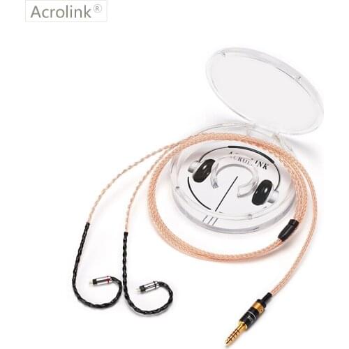 Acrolink 1.2m 16 Core High Qulity PCOCC DIY Upgraded Earphone Cable Repair Replacement With 0.78mm 2 Pins Interface For 4.4 XLR