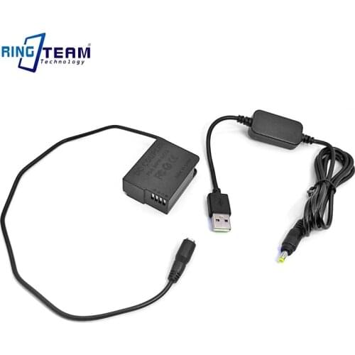 BLC12 Dummy Battery DMW-DCC8 DMWDCC8 DC Coupler Plus Copper Core USB Cable for Panasonic GX8 FZ200 G7 G6 G5 GH2 G80 G85 Camera