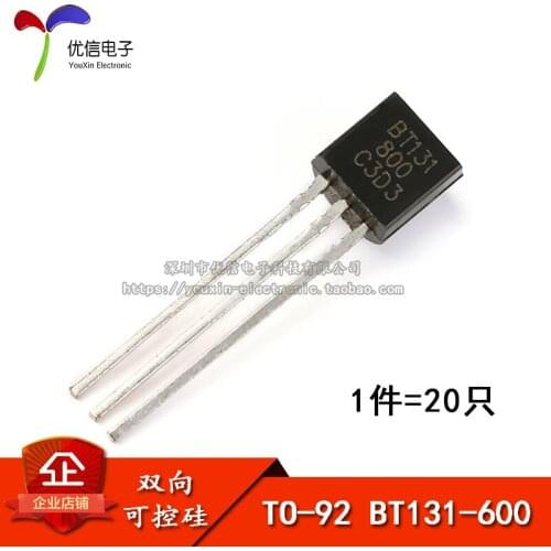 BT131-600 600V 0.8A TO-92 (20