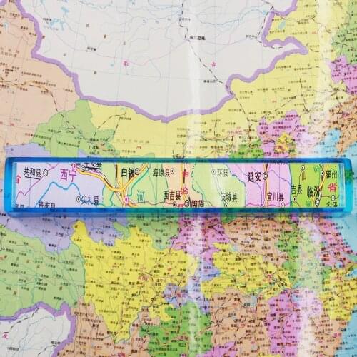 Cylindrical Magnifer Cuboid Magnifying Glass HD 5x250 Loupe Reading Newspaper Helping Hand Rectangle Acrylic Plastic Magnifier