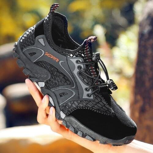 Men Sandals Non Slip Breathable Wading Creek Shoes Casual Summer Hiking Mesh Outdoor Fishing Boot Luxury Brand Quick Dry NanX469