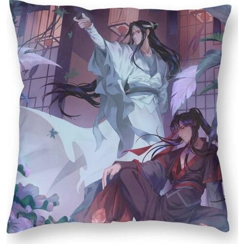 Mo Dao Zu Shi The Untamed Pillow Cover Home Decor Wei Wuxian Cushions Throw Pillow for Living Room Double-sided Printing